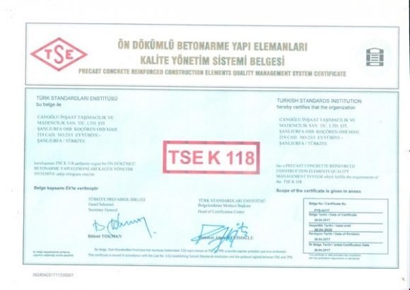 TSE K 118